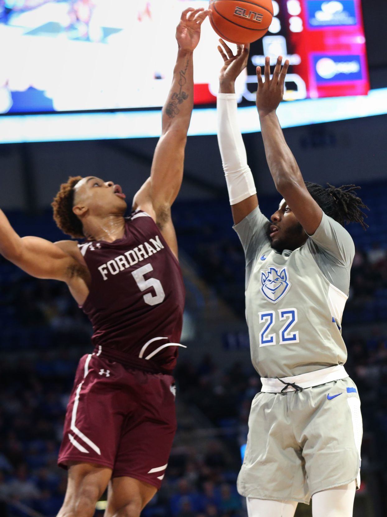 Billikens 55, Fordham 39